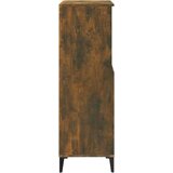  Visoka komoda dimljenog hrasta 60x36x110 cm konstruiranog drva | shoptok.hr