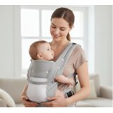  Višenamjenska ergonomska nosiljka za bebe s prozračnom mrežom i uklonjivim osloncem za glavu | shoptok.hr