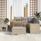  Sjedeća garnitura za vrt 8 kom. 7-Broj sjedala Bež 100 x 100 x 71 cm | shoptok.hr