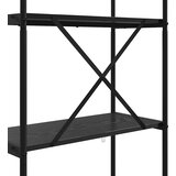  Polica Crni hrast 80 x 30 x 146 cm Konstruirano drvo | shoptok.hr