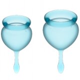 Satisfyer komplet menstrualnih skodelic Feel Good, svetlo moder Cene
