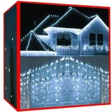 Malatec novoletne lucke zavesa 300 LED hladno bela 12m - 8 f