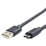  USB 2,0 kabal AM to Type-C AM/CM, 1m, BLACK, GEMBIRD CCP-USB2-AMCM-1M | Eponuda.ba