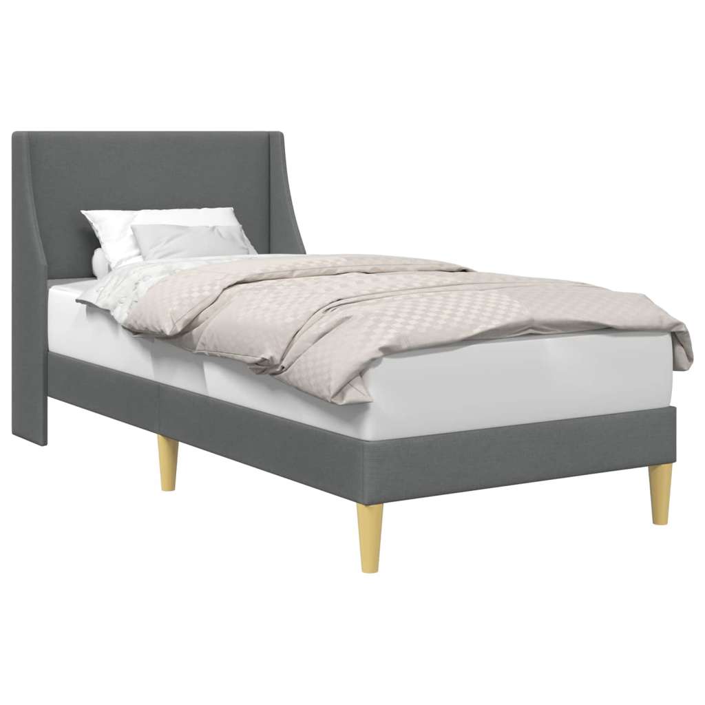 Okvir za krevet Tamno siva 90 x 190 cm Baršun - Jjedan | shoptok.hr