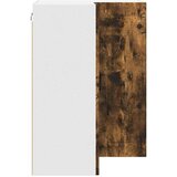 vidaXL Stenska kuhinjska omarica z vrati Dimljeni oreh 57 x 57 x 80 cm | Shoptok.si