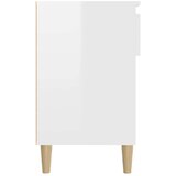 Ormarić Omarica za čevlje visok sijaj bela 102x36x60 cm inženirski les, (20709782) | Shoptok.si