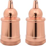 vidaXL Obeski za svetilke 2 kosa Rose Gold E27 | Shoptok.si