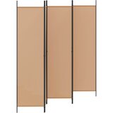  5-Panelni Pregrađivač Bež 250 x 200 cm Tkanina | Eponuda.ba