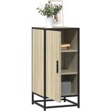  Komoda boja hrasta 35,5 x 35 x 76 cm konstruirano drvo i metal | shoptok.hr