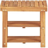  Stalak za cipele od masivnog bagremovog drva 50 x 32 x 45 cm | shoptok.hr