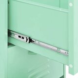 vidaXL Omara za shranjevanje mint zelena 42,5x35x101,5 cm jeklo | Shoptok.si