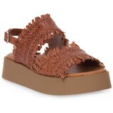 Frau Sandali & Odprti čevlji COGNAC VENEZIA Kostanjeva Cene