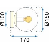 Toolight lampa viseća APP1155-1C black | shoptok.hr