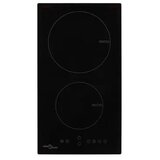 IsEasy T2V-01M – Ugradbena staklokeramička ploča za kuhanje s 2 zone, 3000 W, upravljanje na dodir, 30 cm, crna | shoptok.hr