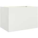 Maison Chic Cvetlično korito - Cvetlični Lonec belo 62x40x39 cm jeklo, (21789770) | Shoptok.si