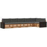  Set vanjskih sofa 6 pcs Prirodna i antracit 402 x 172,5 x 73 cm | shoptok.hr