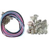  Set of Bracelets, Chains and Coloured Jewellery Beads | Shoptok.si