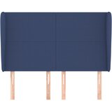  Uzglavlje s ušima plavo 147x23x118/128 cm od tkanine | shoptok.hr