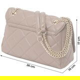 Valentino Torba za čez ramo 'Ocarina' zlata / temno siva | Shoptok.si