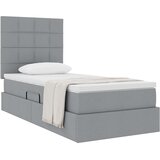  s madracem i skladištem Svijetlo siva 90 x 200 cm | shoptok.hr