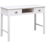 vidaXL Radni stol bijeli 108 x 45 x 76 cm od masivnog drva paulovnije Cijene