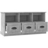 TV ormarić boja betona 100x35x50 cm od konstruiranog drva | Eponuda.com