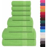  Set ručnika FROGN od 8 dijelova jabukasto zelene boje 360 g/m² | shoptok.hr