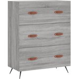  Visoka komoda siva sonome 69,5x34x180 cm od konstruiranog drva | shoptok.hr