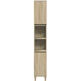  3-dijelni set kupaonskog namještaja boja hrasta sonome drveni | shoptok.hr