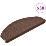 vidaXL Podloge za stopnice 30 kosov rjave barve 65x24x4 cm Cene