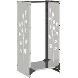  Stalak za drva za ogrjev 40x30x80 cm od nehrđajućeg čelika | shoptok.hr