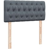vidaXL Okvir kreveta s madracima tamnosivi 160x200cm baršunasti | shoptok.hr