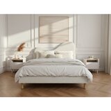 Bobochic Paris Bela oblazinjena oblazinjena zakonska postelja z letvenim dnom 180x200 cm Celina – | Shoptok.si