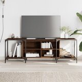 TV ormarić smeđa boja hrasta 153 x 37 x 50 cm konstruirano drvo | shoptok.hr