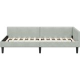 vidaXL Krevetni okvir sa kutnim dizajnom Svjetlosiva 90 x 200 cm | shoptok.hr