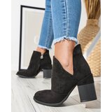 Resti Women's boots on the post with cut-outs in black. Encura- Footwear | ePonuda.com