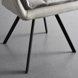 Bessagi Home naslanjač billy, bež, vrtljiv | Shoptok.si