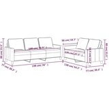  2-dijelni set sofa s jastucima crvena boja vina baršunasti | shoptok.hr