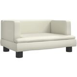  Krevet za pse krem 60x40x30 cm od umjetne kože | shoptok.hr