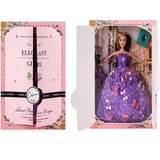 Magic Toys elegantna lutka u ljubičastoj haljini sa dodacima 30cm | shoptok.hr