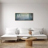  Slika - Claude Monet – The Water Lilies – Clear Morning with Willows 100x40 U prirodnom drvenom okviru | shoptok.hr