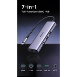 Ugreen Adapter Hub USB-C na 2x USB 3.0, HDMI, RJ45, SD/TF, (20776911) | Shoptok.si