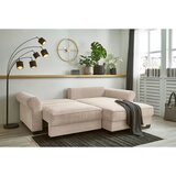 MID.YOU KOTNA SEDEŽNA GARNITURA, rebrasti žamet krem barve | Shoptok.si