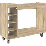 Golf ormar s kotačem Jednobojno Sonoma hrast 120 x 45 x 98 cm | shoptok.hr