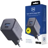 HYPER CHARGER PD 33W GAN QC4+ PPS ZA TELEFONE 1A1C USB-C POLNJENJE 33W, (5000275901)