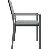 Vrtne stolice s jastucima 6 kom crne 54x62,5x89 cm poliratan | shoptok.hr