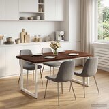  Kvadratni blagovaonski stol 160 x 70 x 75 cm Tamno smeđa | shoptok.hr