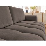 Bobochic Paris Sivorjava raztegljiva/s prostorom za shranjevanje sedežna garnitura 251 cm Fuji – | Shoptok.si