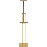  Stalci za sajmove 2 pcs Zlatno 26.5 x 26.5 x 127 cm Željezo | shoptok.hr