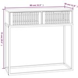  Konzolni stol 80 x 30 x 75 cm od konstruiranog drva i željeza | Eponuda.ba